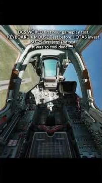 DCS WORLD : Premiers pas en clavier souris