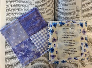 Mini Prayer Quilt | Lavender | Pocket Prayer Quilt | Wooden or Plastic Cross | Printed Prayer Poem | Prayer Card | Gift |prayer | Handmade - Etsy