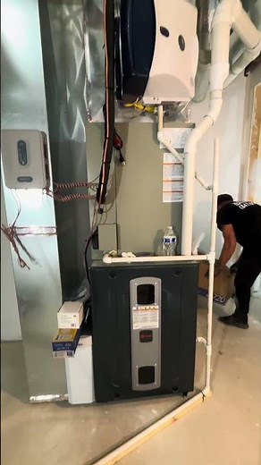Final results 🔥❄️ | Full HVAC Installation Complete
