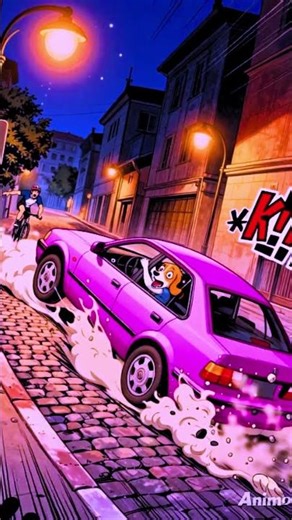 “Beagle Drives a Pink Car?! 😂💗🚗”