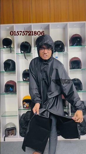 GV Waterproof Outdoor Hooded Rain Poncho