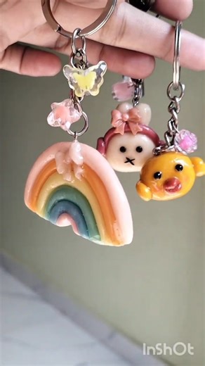 ✨🧿✨Aesthetic & Unique Clay Keyring ✨✨🤩🤩 #shorts