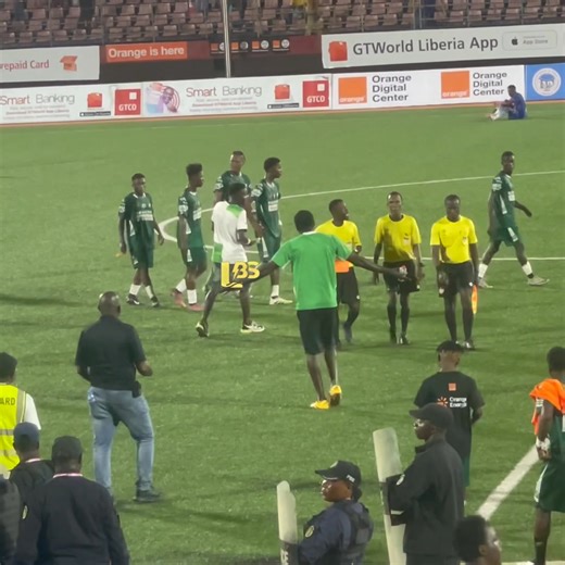 The referee received heavy police and steward protection after the final whistle.😤 | Lib Bleacher Sports