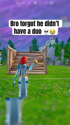 Bro forgot he didn’t have a duo 😭🙏 #fortnite #fortniteshorts #gaming