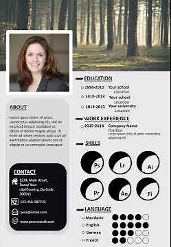 Photographer Resume Template