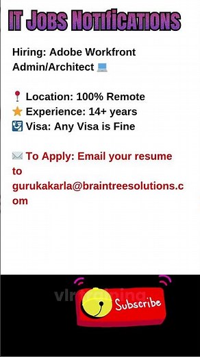 Adobe Workfront Admin Job Remote Oct 9, 2025