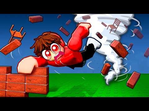 Build to Survive NATURAL DISASTERS in Roblox…