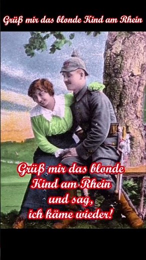 Grüß mir das blonde Kind am Rhein #volkslied #deutsch