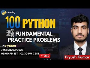 100 Python Fundamental Practice Problems (From 51 problem onwards)