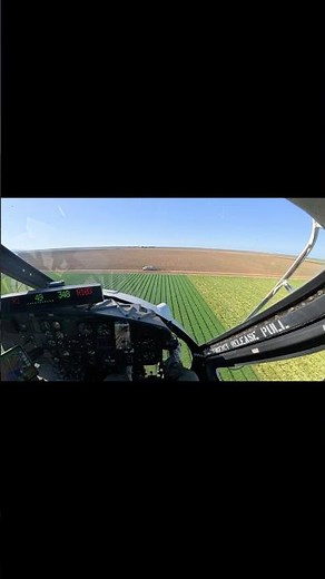 Helicopter Crop Dusting with Helmet Cam #aviation #cropduster #flying #pilot #helicopter