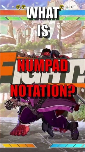 Fighting Game Lessons: Numpad Notation #fgc #gaming