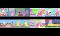 Mix of 8 videos from youtube : Peppa Pig Multiple Seasons Played At Once