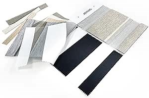 Motorized Zebra Blinds,Dual Layer Shades with Privacy Light Control, Smart with Alexa Google,Electric Horizontal Blind,Rechargeable Remote Shade for Windows,Customized Size (Sample)