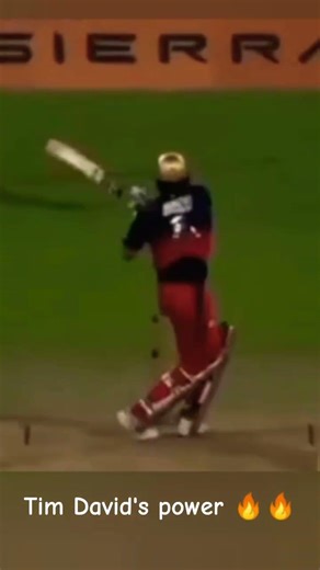 Tim David's power. RCB fans subscribe
