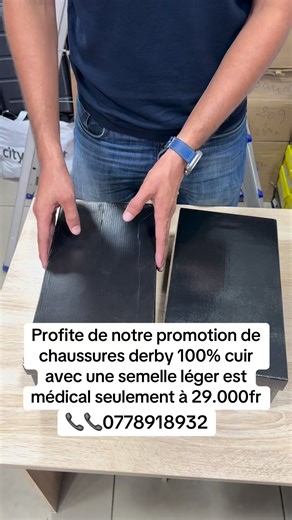 Profiter de notre promotion de chaussure derby collège 100%cuir avec une semelle léger est confortable seulement à 29.000mil au lieu de 65.000fr Numéro :0778918932 Watsp:0778918932 Pointure disponible : 40.41.42.43.44.45 Livraison 🚚 partout abidjan Expedition possible 📍nous sommes situé à angre 8eme tranche Satisfait ou remboursé | Youss_shop