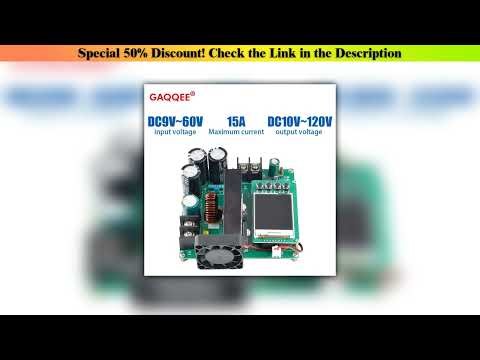 Best Seller 900W 15A Boost Converter DC-DC 9V~60V to 10V-120V LCD Display Control Step Up Module Hi