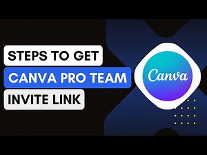How To Get Canva Pro Team Invite Link - Full Guide (2024) !
