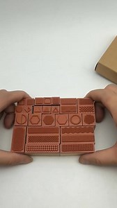 Geometric Wooden Rubber Stamp Set: Journal Planner Stamps (27pcs) - Etsy