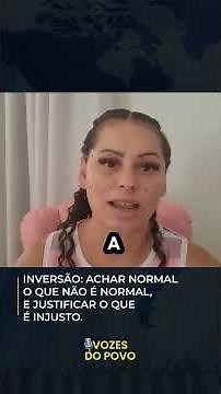 INVERSION: To consider normal what is not normal, and to justify what is unjust.