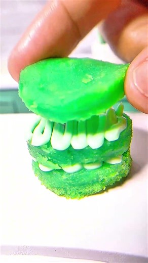 Satisfying Miniature Matcha Green Tea Cake Decorating ASMR 🍵🍰