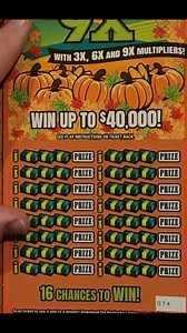 21K views · 251 reactions | WINS on Pumpkin Payout Lottery Scratch...
