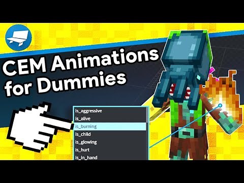 How to animate your CEM to change depending on conditions (beginner OptiFine tutorial)