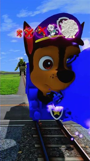Cursed Paw Patrol Trains VS Big and Small Cringe McQueen Cars: Who wins? - BeamNG.drive