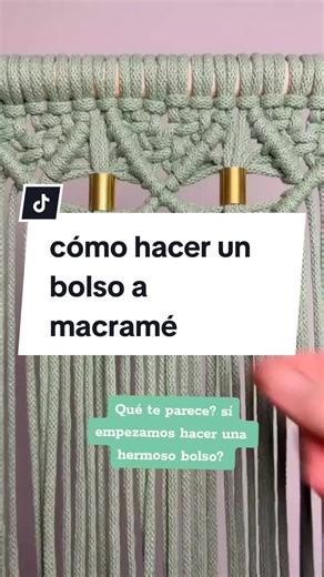 ✨ Cómo hacer un bolso con macramé 😃 #bolsomacrame #macrameknots #howtomacrame #minimacrame #macrameterapia #macramelovers #macramelove #macrameart #accesorioshechosamano #artesania #modaboho #macrameparanegocio #macrameparainiciantes #macramepasoapaso #macrametutorials