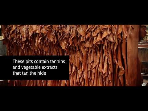 Vegetable Tanned Leather Tanning Process