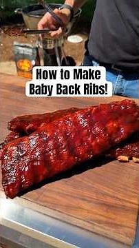 How to Make Classic Baby Back Ribs #bbq #babyribs #webergrill #smokedmeat #grilling #webergrill