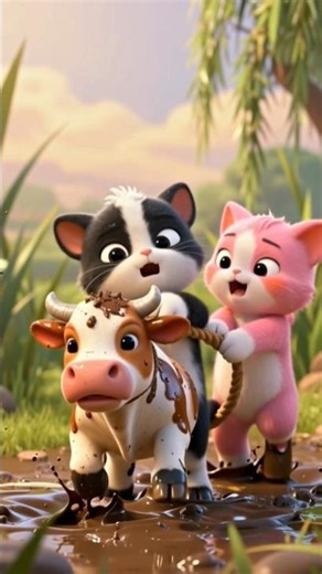 How pinky and Chintu saves a Calf #pinkyandchintuvideos