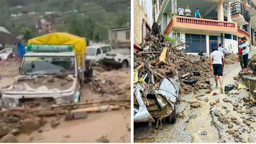 Cars bogged down, houses inundated as flash floods sweep Himachal's Mandi; 3 dead