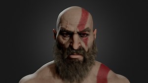 Kratos - 3D model by thiago.ts