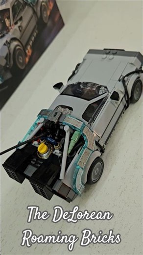 Lego Back to the future time machine #shorts #lego #afol #delorean #timemachine