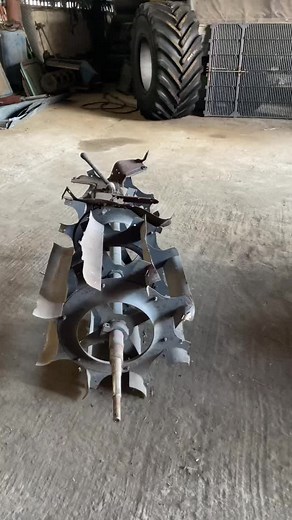 Explore the Details of a Large Agricultural Plow