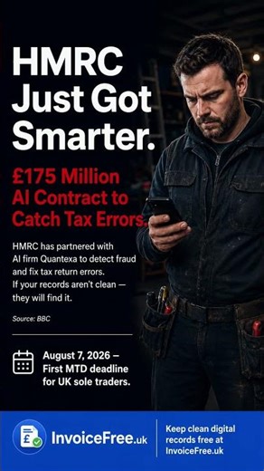 HMRC Just Got Smarter 🤖 £175M AI Contract to Catch Tax Errors