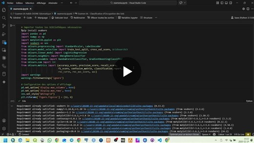 #ia #machinelearning #géomatique #datascience #classification #python | Habib DIONE