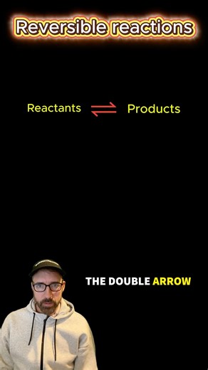 Reversible reactions #gcsechemistry #chemistrychamps #chemistry #chemistrypage