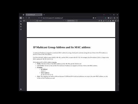 23 networkBasics - IP Multicast