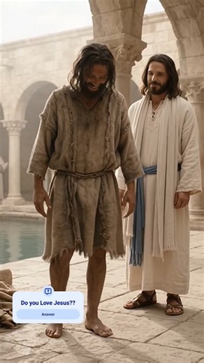 Jesus heals a man born lame at the pool of Bethesda #jesus #miracle #bible #subscribe