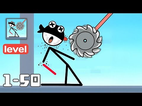 Ragdoll Destruction Simulator - Gameplay Walkthrough Levels 1-50 - Funny Stickman Brain Puzzle Game