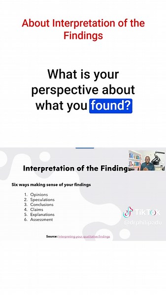 How to interpret your findings #dissertation #qualitativeresearch #discussionchapter #thesis #qualitativeresearch