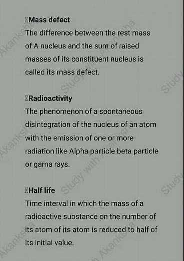 Class 12 physics notes | Nuclei all important definitions | pdf link in description | JEE | NEET |