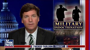 Tucker Carlson takes aim at the military's newest required reading. | Fox News