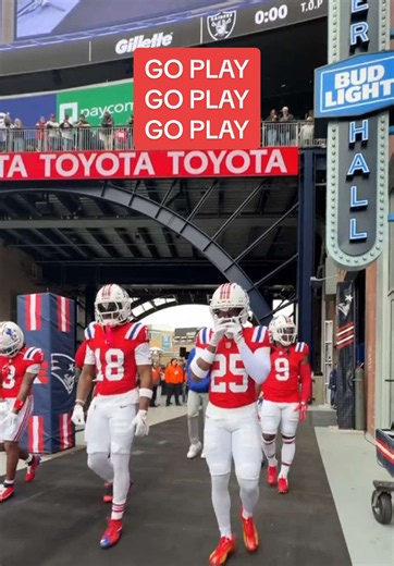 go play go play go play #nfl #patriots #goplay #gameday 📺CBS | Patriots vs Raiders