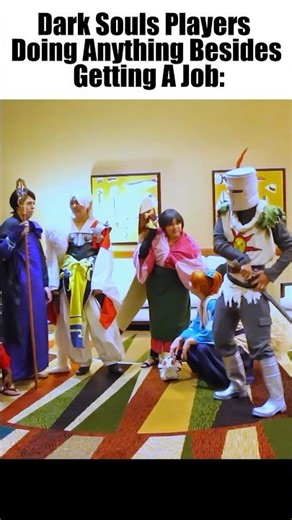 When Dark Souls Fans Meet In Real Life 💀 #darksouls #cosplay #memes