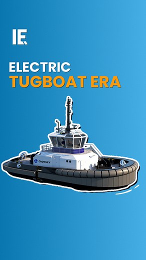 Discover Crowley's eWolf, the first fully electric tugboat reducing maritime emissions. | Interesting Engineering