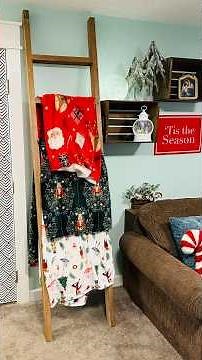 Build a blanket ladder for only 15.00 in 2 hours🌲