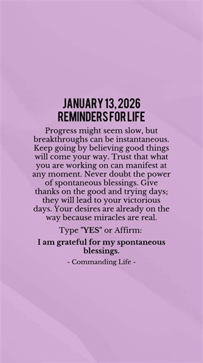 ✨ Daily reminders for your soul ✨