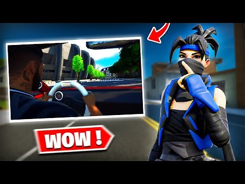 *NOUVELLE* COURSE De VOITURE Vue *PREMIÈRE PERSONNE* Sur FORTNITE !!😱[CODE] (FR)